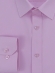 Camisa Social Masculina Semi Slim Rosa Claro Estampa Poá