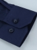 Camisa Masculina Lisa Mista - Cor Azul Escuro