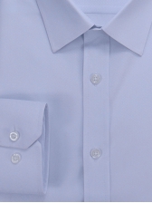 Camisa Social Masculina Semi Slim Branco Estampa Poá