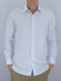 Camisa Social Masculina Semi Slim Branco Estampa Poá