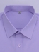 Camisa Social Masculina Semi Slim Lilás Estampa Poá