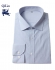 CAMISA MAS LISTRADA 80/S - 0013 - Branco azulado