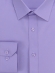 Camisa Social Masculina Semi Slim Lilás Estampa Poá