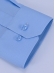 Camisa Social Masculina Semi Slim Azul Claro Estampa Poá