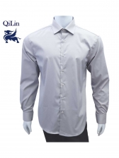 CAMISA MASC LISO 50/S - 6572 - Cinza Claro