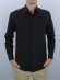 Camisa Masculina Lisa Mista - Cor Preta