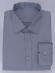 Camisa Social Masculina Semi Slim Cinza Estampa Poá