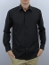 Camisa Social Masculina Semi Slim Preto Estampa Poá