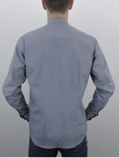 Camisa Masculina Lisa Mista - Cor Chumbo